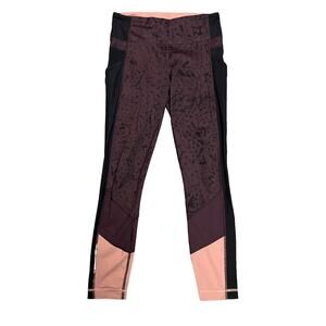 Lululemon Trail Bound 7/8 Tight Full-On Luxtreme Star Crushed Black Cherry SZ 6